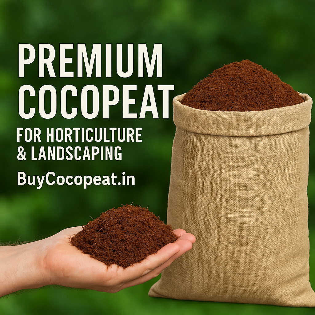 Premium quality cocopeat 25KG bags for sale in Bangalore